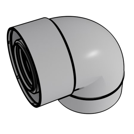 Rinnai 2/4 Cd 90 Degree Elbow Pptl 229233